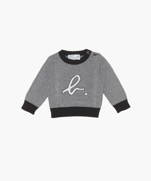 agnes b. BABY OUTLET(アニエスベー　ベビー　アウトレット)/【Outlet】LY29 E PULLOVER キッズ プルオーバー/ブラック