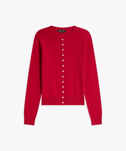 J155 CARDIGAN コットンニットカーディガン 