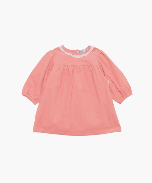 agnes b. BABY OUTLET(アニエスベー　ベビー　アウトレット)/【Outlet】UBR1 L ROBE ベビー ワンピース/ピンク