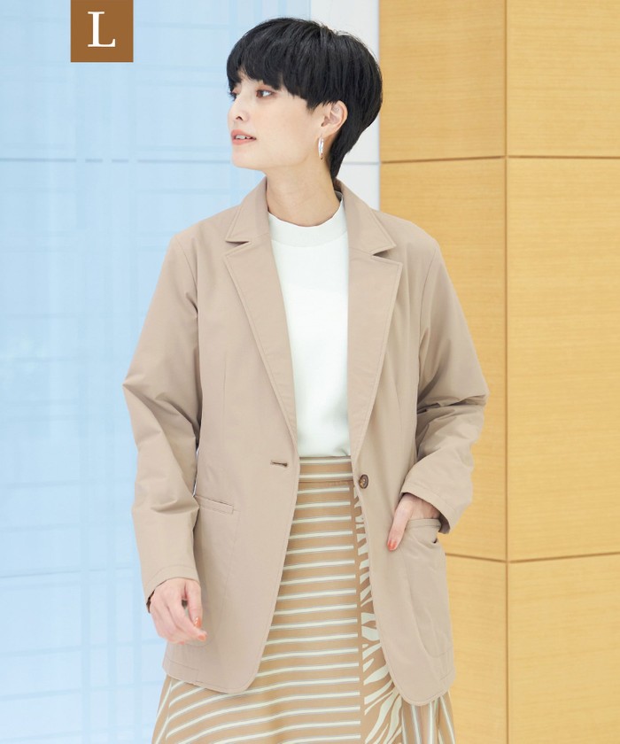 L】【はっ水】【UV対策】【防シワ】【吸湿発熱】【ウォッシャブル