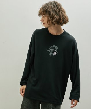 JUNRed/フラワー刺繍ロングスリーブTシャツ/505629526