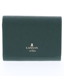 LANVIN en Bleu(BAG)(ランバンオンブルー（バッグ）)/リュクサンブール コンパクト財布/ディープグリーン