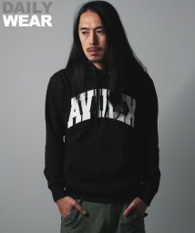 AVIREX(AVIREX)/《DAILY/デイリー》PULLOVER SWEAT PARKA LOGO / プルオーバー スウェット パーカー ロゴ / AVIREX /ブラック