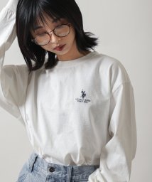 ZIP FIVE(ジップファイブ)/U.S.POLOASSN.　クルーネックロンTシャツ/ホワイト