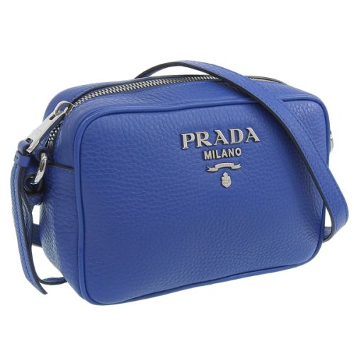 PRADA(プラダ)/PRADA プラダ VITELLO PHENIX ヴィッテロ フェニックス 斜めがけ ショルダー バッグ/ブルー