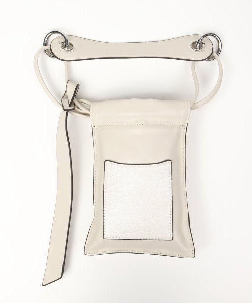 etul(エツル)/Apple Leather x PINATEX 2way Shoulder BAG/オフホワイト