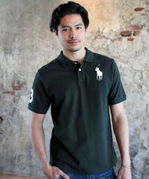 THE CASUAL(ザ　カジュアル)/POLO RALPHLAUREN ラルフローレン BASIC MESH BOYS BIGPONY POLO ビッグポニー ポロシャツ/ブラック