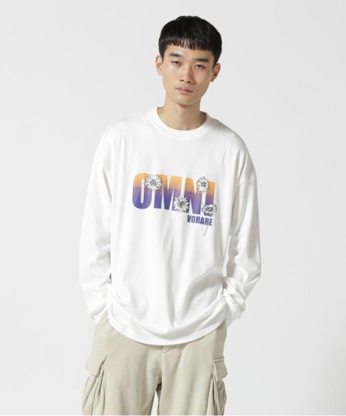 BEAVER(ビーバー)/B omnivore/ビーオムニボー OMNI L/S Tee/ホワイト