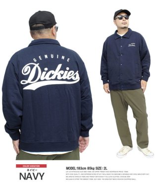 one colors/ジェニュイン ディッキーズ(GENUINE Dickies) スタジャン メンズ 大きいサイズ アウター 裏起毛 スウェット 刺繍 プリント スタジアムジャンパ/505633523