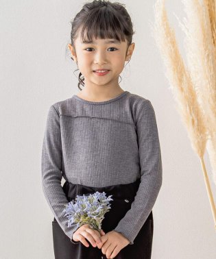 BeBe Petits Pois Vert/【店舗限定】リブメロウポイントトップス(95~150cm)/505634883