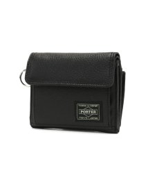 PORTER(ポーター)/ポーター カーム ウォレット 041－03122 三つ折り財布 吉田カバン PORTER CALM WALLET 財布 革 本革 レザー 小銭入れあり 日本製/ブラック