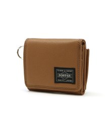 PORTER(ポーター)/ポーター カーム ウォレット 041－03124 三つ折り財布 吉田カバン PORTER CALM WALLET 財布 革 本革 小銭入れあり 小さめ 日本製/キャメル