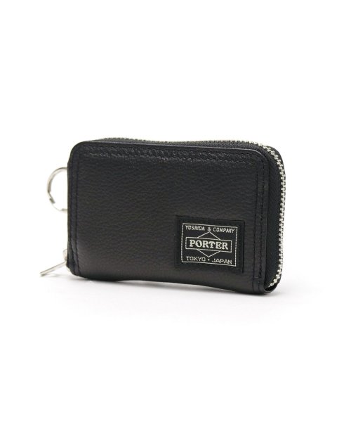 PORTER(ポーター)/ポーター カーム コインケース 041－03125 吉田カバン PORTER CALM COIN CASE 財布 ミニ財布 革 本革 レザー 小さめ 日本製/ブラック