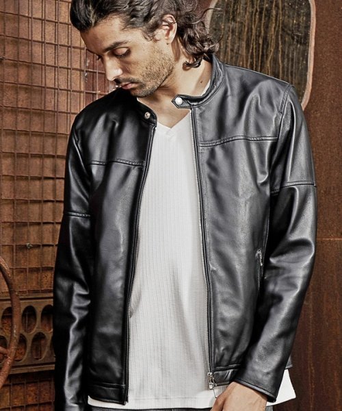 ラムレザーシングルライダース 