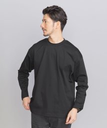 BEAUTY&YOUTH UNITED ARROWS(ビューティーアンドユース　ユナイテッドアローズ)/【WEB限定 WARDROBE SMART】NORITAKE クルーネック リラックス テーパード カットソー/BLACK