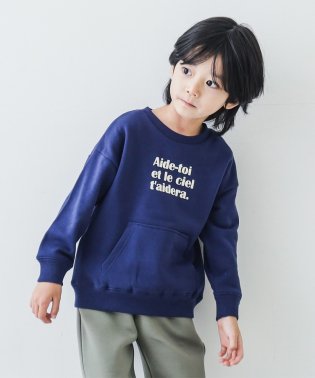 THE SHOP TK（KID）/【110－150】ロゴプリントプルオーバー/505636825