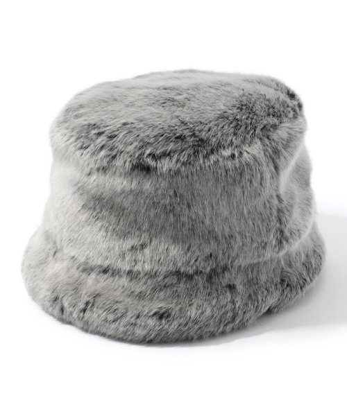 TOMORROWLAND GOODS(TOMORROWLAND GOODS)/Lola Hats FUR BUCKET バケットハット/17チャコールグレー