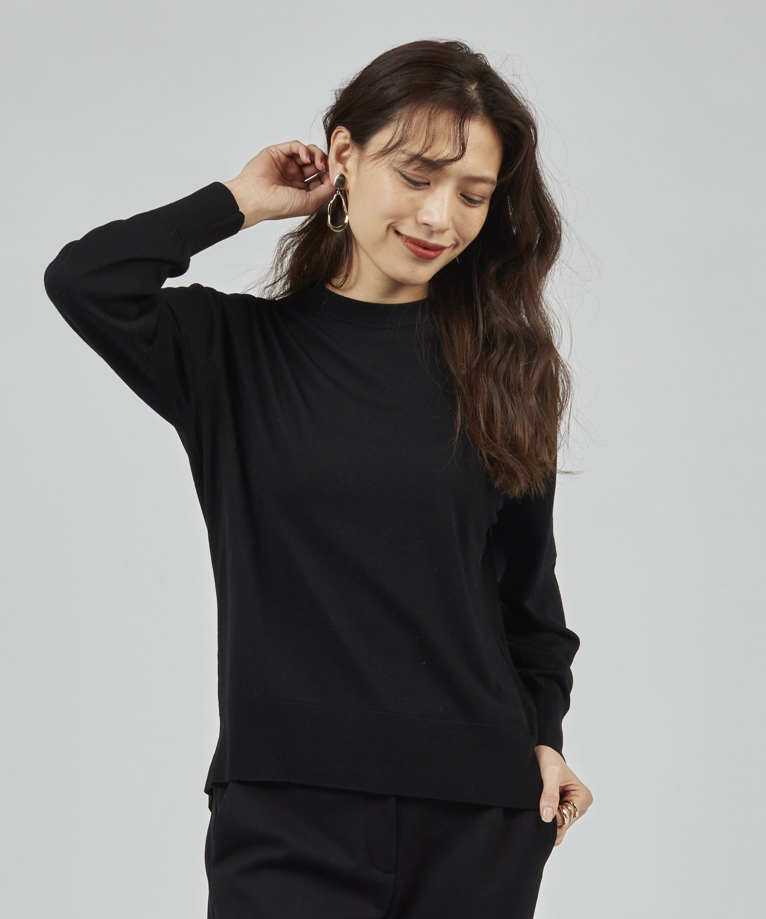 プルオーバー NEW WASHABLE WOOL ROUND T(505348855) | セオリー