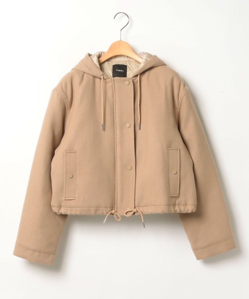 アウター DOUBLE FLANNEL CROPPED PA 