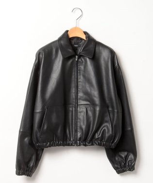 Theory/ブルゾン GLOSS LEATHER BOMBER JK/505348971