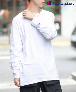 CHAMPION/【Champion / チャンピオン】長袖 ロングＴシャツ カットソー ロンT 長袖 無地 CC8C/505623383