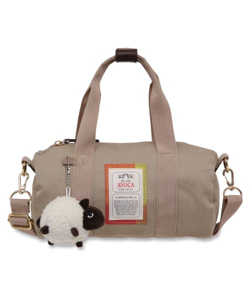 AVOCA(アヴォカ)/AVOCA アヴォカ ボストンバッグ ショルダーバッグ ミニ メンズ レディース 斜めがけ ROLLBOSTON MINI SHOULDER ブラック ネイビー/ベージュ