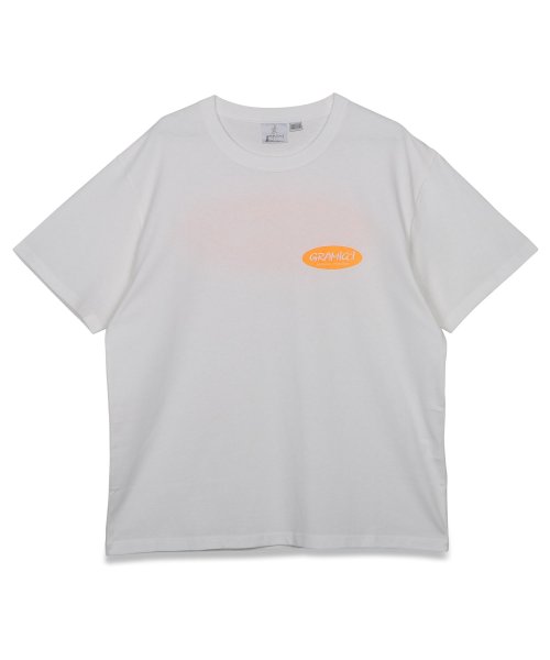 GRAMICCI(グラミチ)/グラミチ GRAMICCI Tシャツ 半袖 オリジナル フリーダム オーバル メンズ プリント 綿100% ORIGINAL FREEDOM OVAL TEE /ホワイト
