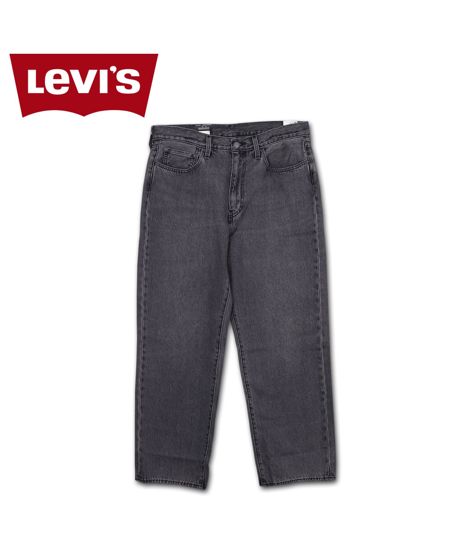 リーバイス LEVIS 568 ダーク ブラック デニム パンツ ジーンズ ジーパン メンズ STAY LOOSE JEANS 黒 290370052