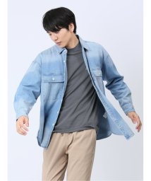 TAKA-Q(タカキュー)/【WEB限定】ジェリー/GERRY デニム ワークシャツ メンズ シャツ カジュアル トップス インナー ギフト プレゼント 羽織り カーディガン アウター/サックス