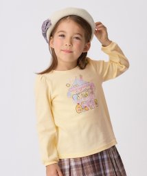 anyFAM（KIDS）(エニファム（キッズ）)/【すみっコぐらし】アートプリント Tシャツ/ペールイエロー