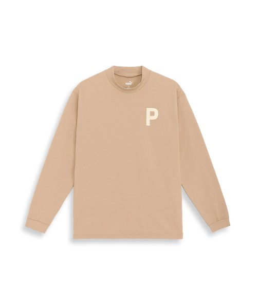 PUMA(プーマ)/メンズ ゴルフ Pロゴ ミニワッフル ストレッチ トップス 長袖/ALABASTER