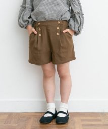 URBAN RESEARCH DOORS（Kids）(アーバンリサーチドアーズ（キッズ）)/ストレッチタックキュロット(KIDS)/CHOCOLATE