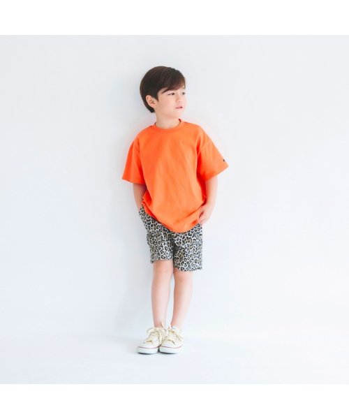 BRANSHES(ブランシェス)/【WEB限定】ベーシック半袖Tシャツ/オレンジ