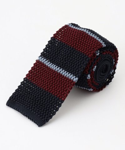 【J.PRESS KNIT TIE COLLECTION】ストライプ ニットネク