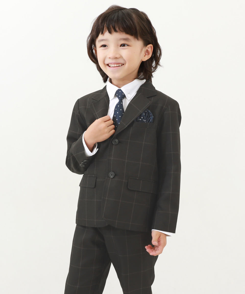 フォーマル スーツ 5点セット(ロングパンツ) 子供服 キッズ 男の子 ...