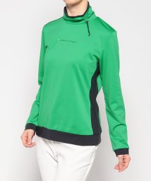 LANVIN SPORT(ランバン スポール)/モックネックシャツ【蓄熱保温/UV】/グリーン