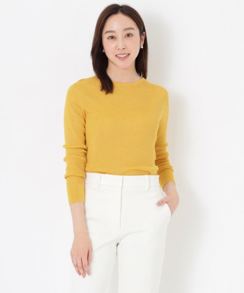 【サイトリニューアル記念】【洗えるシルク】ウォッシャブルシルクリブボートネックニット 洗えるシルク デザイン