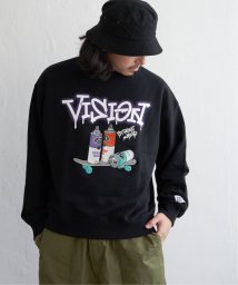 VENCE　EXCHANGE/VISION STREET WEAR ビジョンストリートウェア スプレーイラストトレーナー/505483077