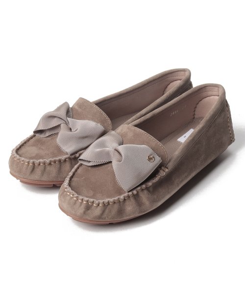 リボンモチーフソフトモカシン 