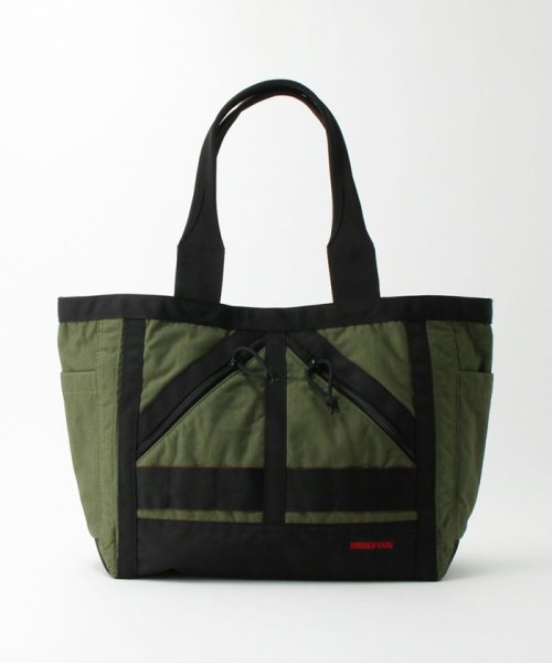 green label relaxing(グリーンレーベルリラクシング)/【WEB限定】＜BRIEFING＞MF NEW STANDARD TOTE S トートバッグ/OLIVE