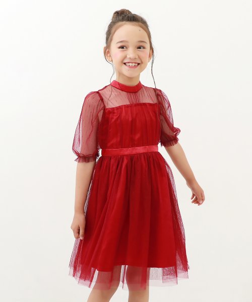 ラメチュール パーティドレス 子供服 キッズ 女の子 フォーマルウェア  