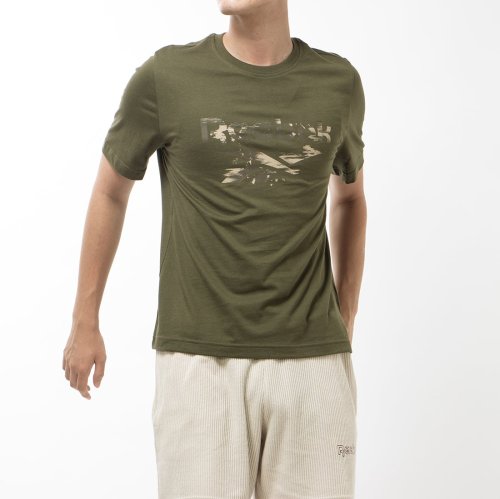 Reebok(Reebok)/モダン カモ Tシャツ / RI Modern Camo T－Shirt /グリーン