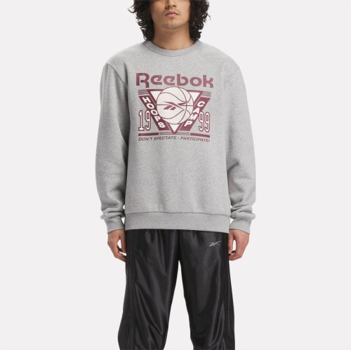 Reebok(リーボック)/バスケットボール シーズナル クルー スウェット / BB SEASONAL CREW SWEAT/グレー