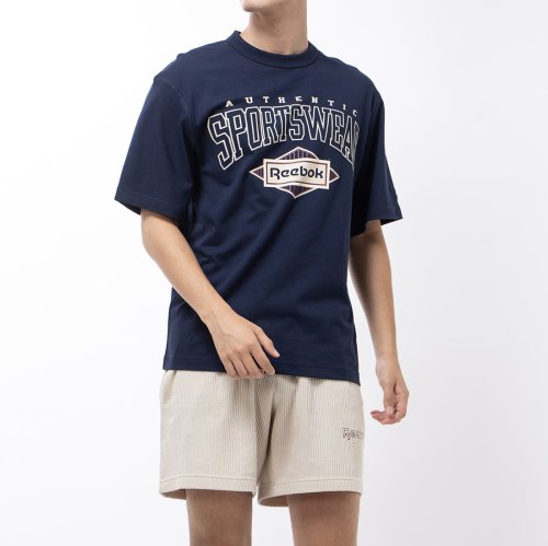 Reebok(Reebok)/クラシック ショートスリーブ Tシャツ / CLASSIC SHORT SLEEVE TEE /ネイビー