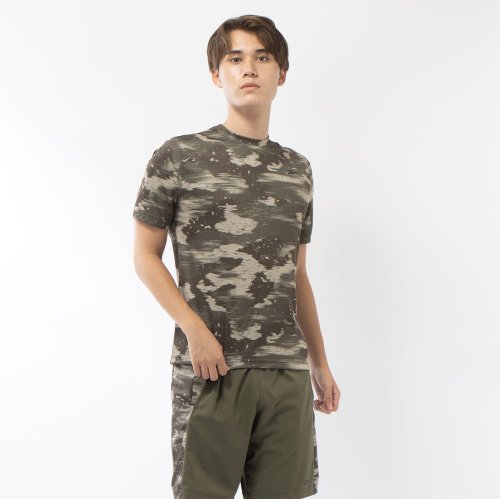 Reebok(リーボック)/トレイン カモ テック Tシャツ / TRAIN CAMO TECH TEE /グリーン