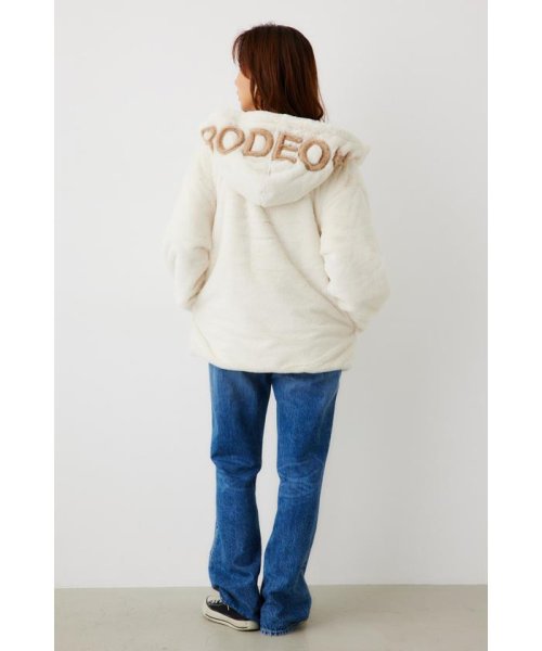 RODEO CROWNS WIDE BOWL(ロデオクラウンズワイドボウル)/フードエコファーブルゾン/IVOY3
