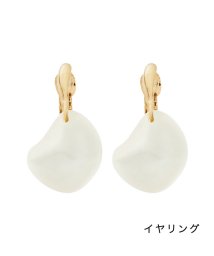 cream dot/ニュアンスドロップ×マーブル模様のピアス/イヤリング/505640260