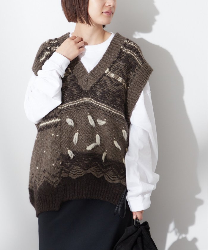 JANE SMITH/ジェーンスミス】3G OVERSIZED CANADIAN SWEATER：ニット ...