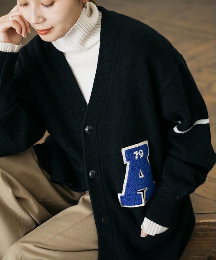 別注【SPORTCLAD/スポーツクラッド】ワッペン付きカーディガン