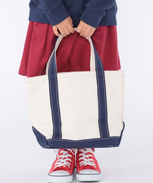 SHIPS KIDS(シップスキッズ)/★L.L.Bean:ボート＆トート スモール バッグ/ネイビー